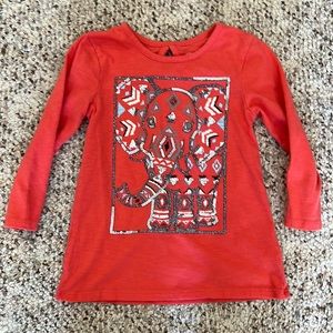 Girls long sleeve Justice top